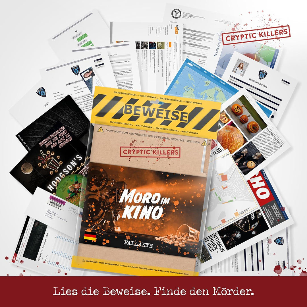 Cryptic Killers Krimi-Spiel Ungelöste Mordfälle, Untersuchung von Cold Case-Akten – Indizien/Hinweis
