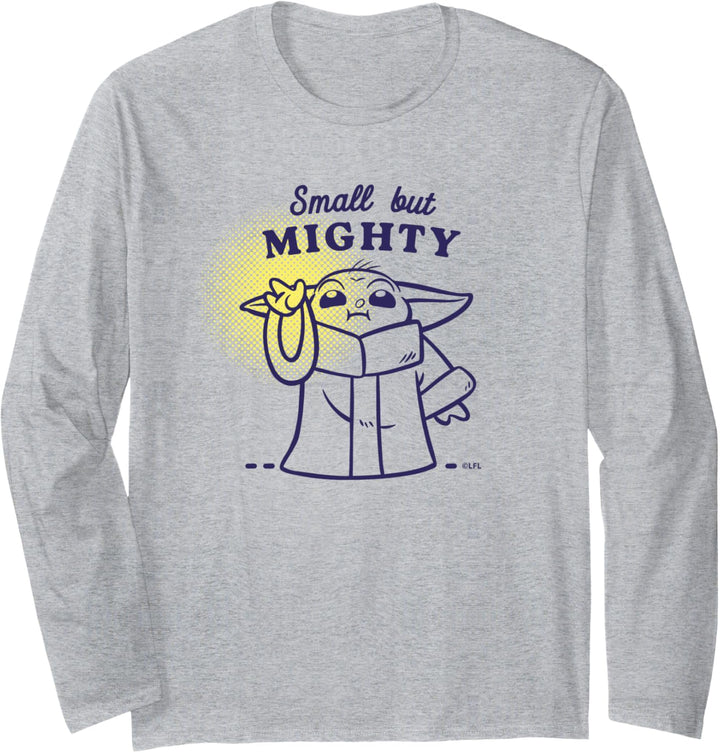 Star Wars The Mandalorian Grogu Small But Mighty Langarmshirt