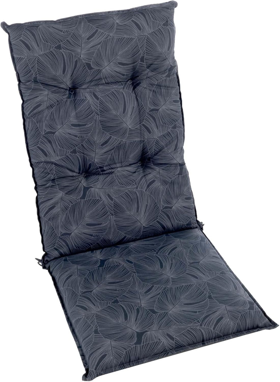 Hochlehner Auflage 115x50 cm Gartenstuhl Polster Anthrazit Komfort 8 cm | BURI, Made in Europe, Sitz