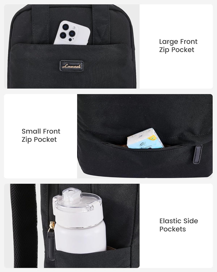 LOVEVOOK Laptop Rucksack Damen, 15,6 Zoll Schulrucksack Teenager mit Laptopfach, Schultasche Mädchen
