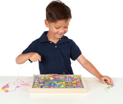 Melissa & Doug Bastelset Mädchen & Jungen | Armbänder & Ketten basteln Mädchen | Perlen zum Auffädel
