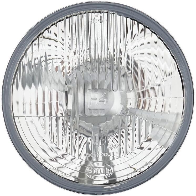 HELLA 1A6 002 395-991 Hauptscheinwerfersatz - Halogen - H4 - 12V - rund - Ref. 20 - gewölbte Streusc