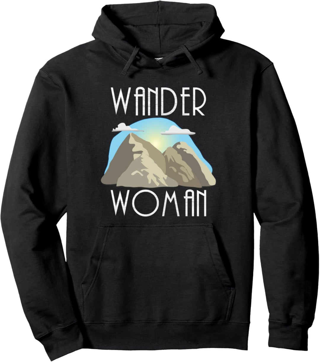 Wander Frau Wandern Pullover Hoodie
