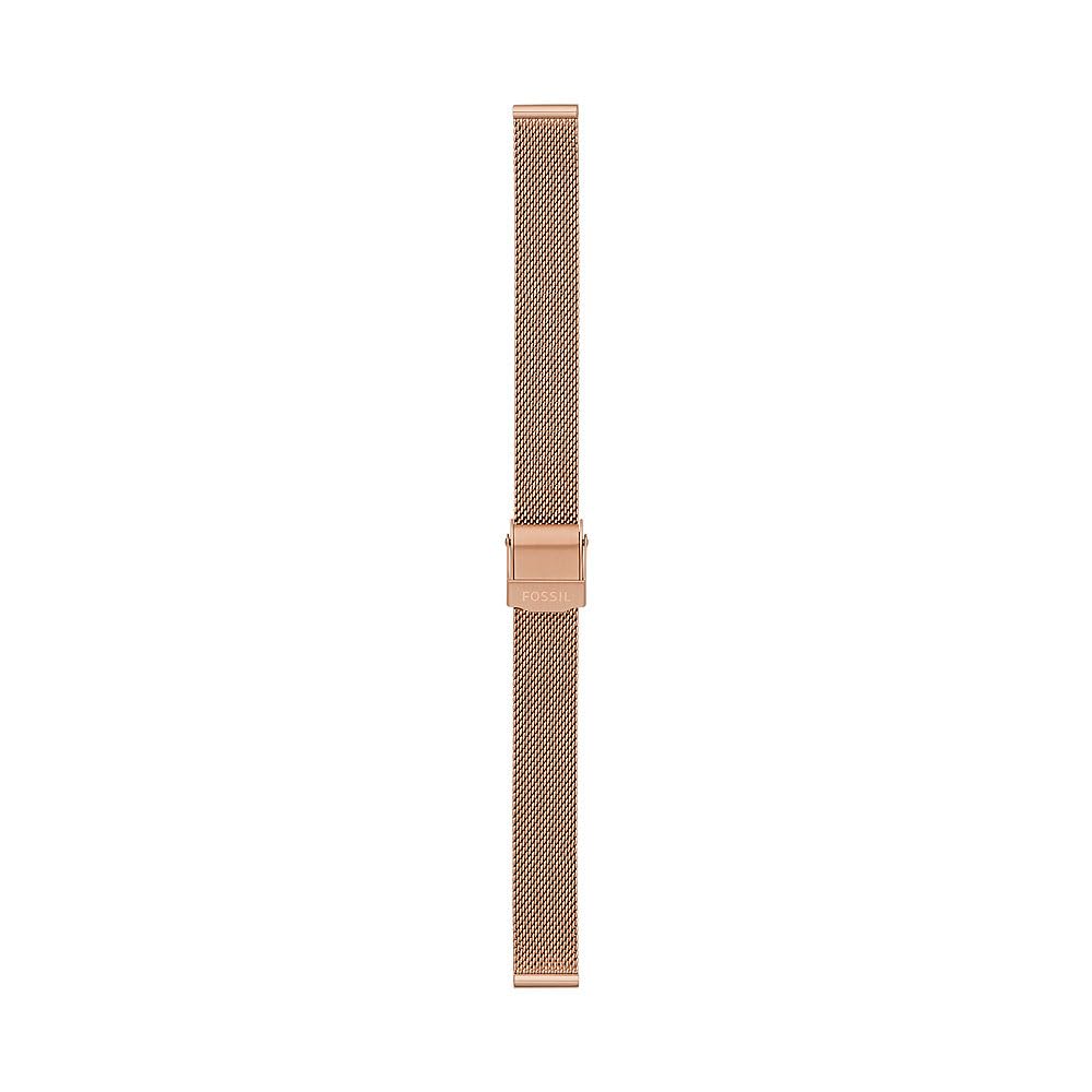 Fossil Armband Damen, 12mm Litehide™ Lederoder Stahlarmband Gold-Ton, Gold-Ton