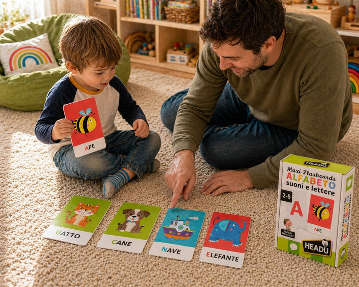 Headu - Flashcards Alphabet Taktile und Phonetisch, IT23752
