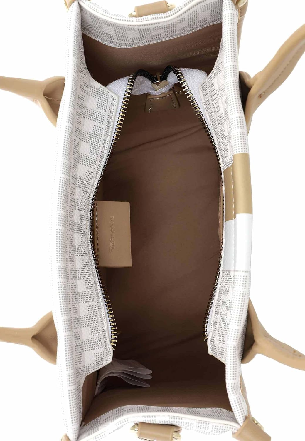 Tamaris Shopper Liz 32323 Damen Handtaschen Print Einheitsgrösse Lighttaupe, Einheitsgröße