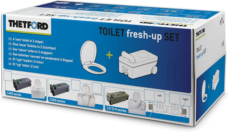 Thetford Fresh up Sets für Thetford Toiletten mit Handgriff und Räder Set verschiedene Modelle für m