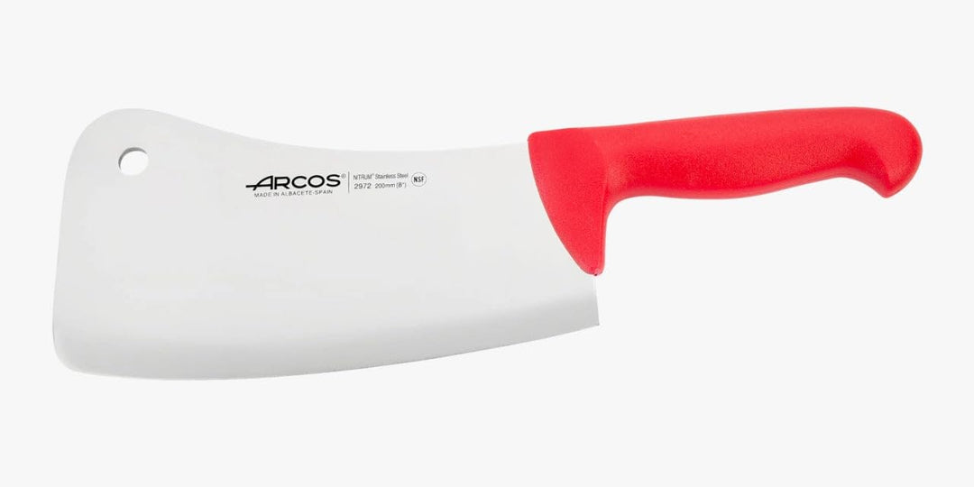 Arcos Serie 2900 - Hackmesser Metzgermesser - Klinge Nitrum Edelstahl 200 mm - HandGriff Polypropyle