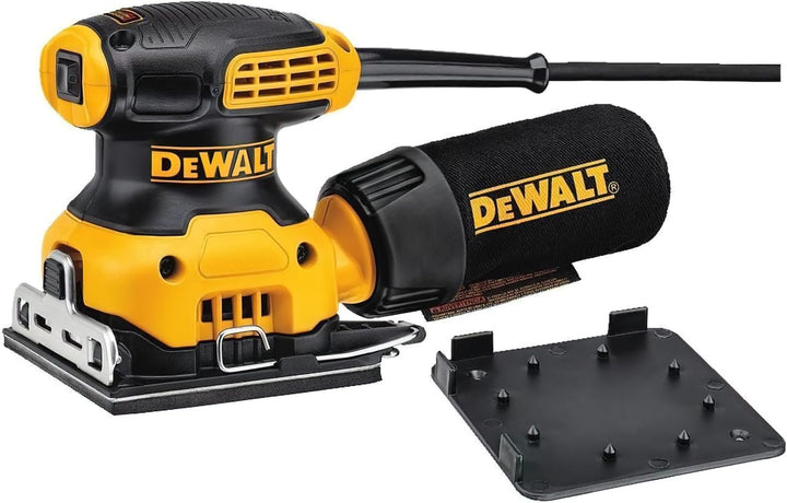 DeWalt Vibratiosnschleifer/ Schwingschleifer (230 Watt, Schwingkreis-ø 1.6 mm, Schleifplatte 108 x 1
