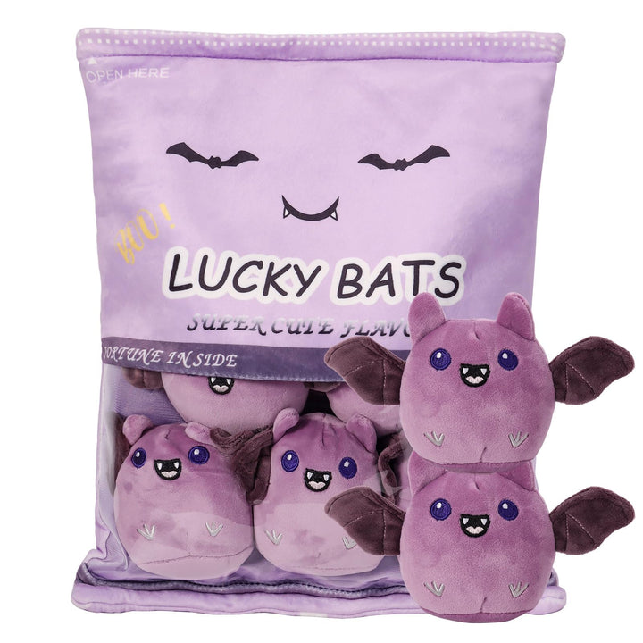 HXPLN Fledermaus Plüsch Kissen, Abnehmbare Spielzeug, Pudding Kissen, Niedliche Dekoration Geschenk