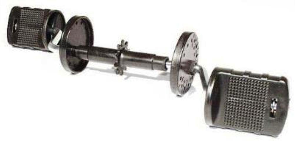 ROLLY TOYS Pedalkurbel, komplett mit Kunststoffritzel