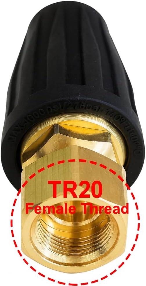 Rotordüse TR20 Innengewinde für Kärcher Hochdruckreiniger mit Innengewinde – Dreckfräse bis 276 bar
