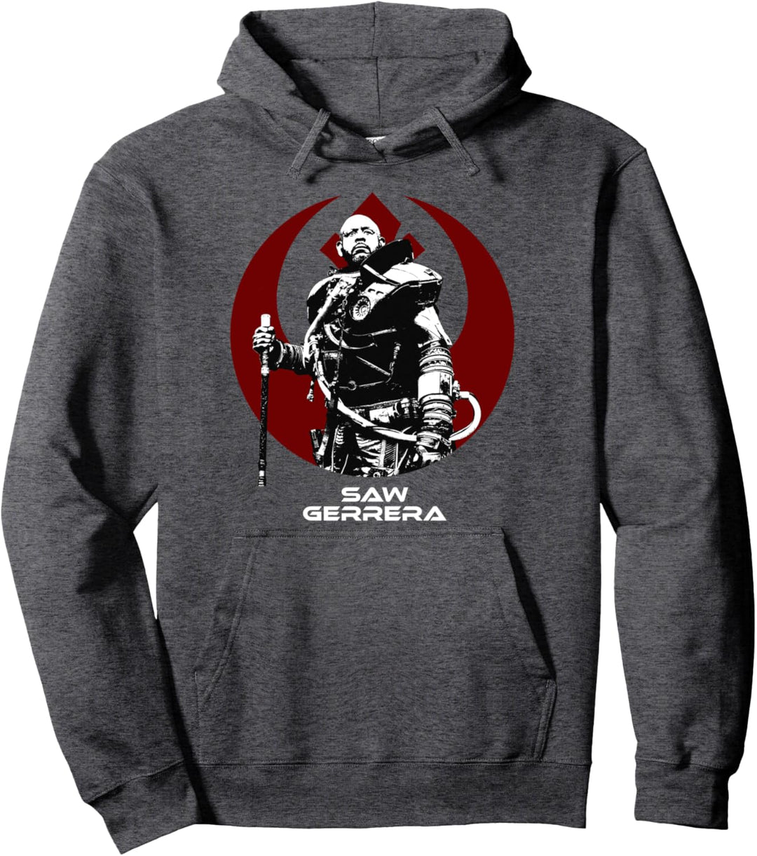 Star Wars Saw Gerrera Rogue One Portrait Rebel Pullover Hoodie