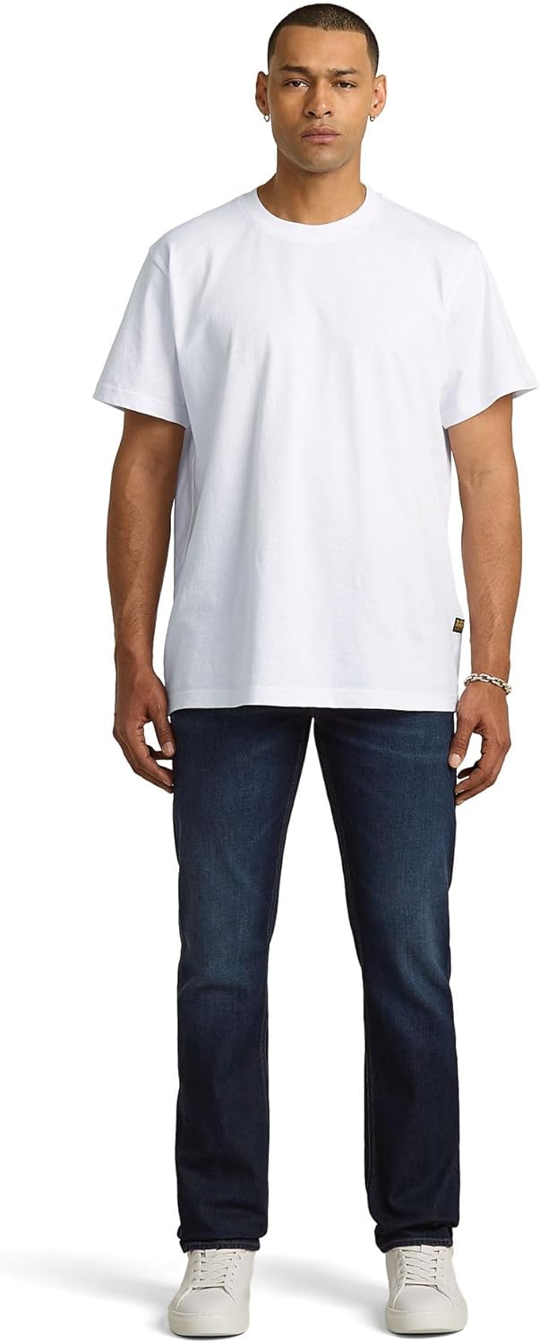 G-Star Raw Herren Jeans Mosa Straight Jeans 26W / 30L Blau (Worn in Hourglass D23692-c052-g843), 26W