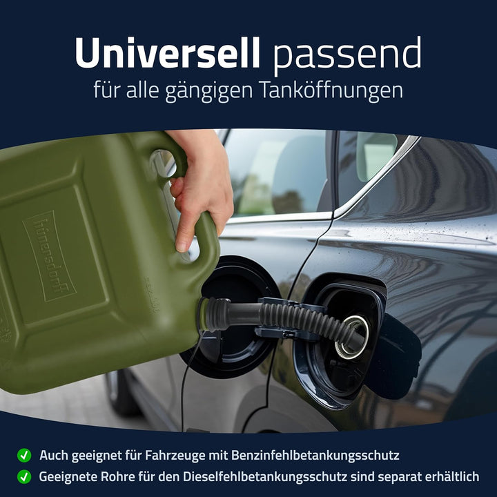 Kraftstoff-Kanister 812869 STANDARD 10l für Benzin, Diesel und andere Gefahrgüter, UN-Zulassung, mad