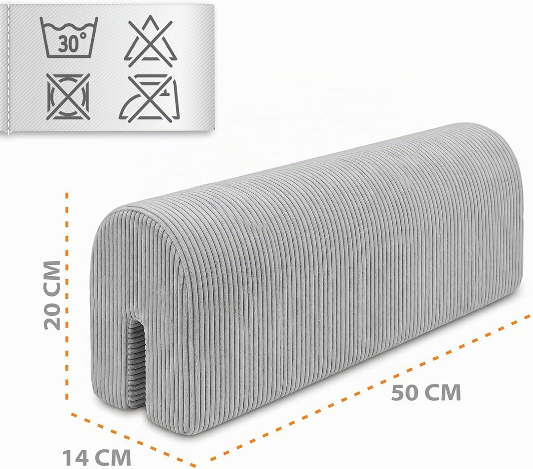 Bettkantenschutz für Kinderbetten Cordstoff 50 cm - Schutz für Bettrahmen Baby Bett rausfallschutz f