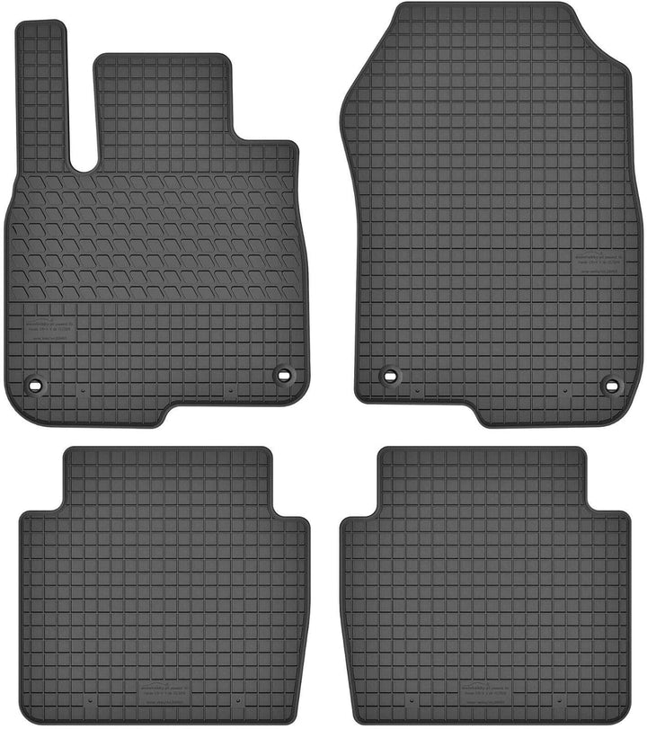 edecor Gummimatten Automatten Gummifussmatten Gummi Fussmatten Satz Set für Honda CRV V ab Bj. 2018