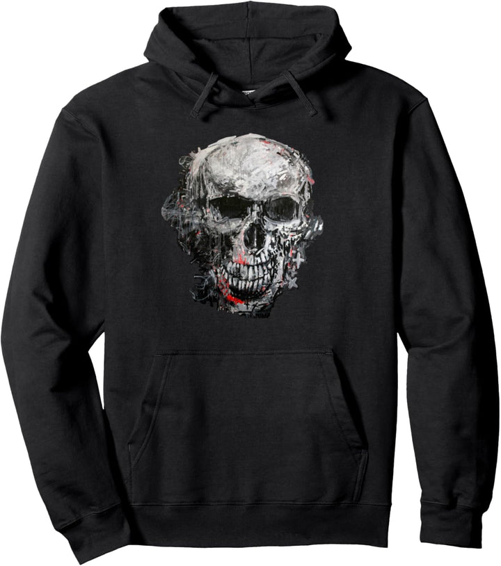 Graffiti Skull - Edgy Aesthetic Streetwear Pullover Hoodie