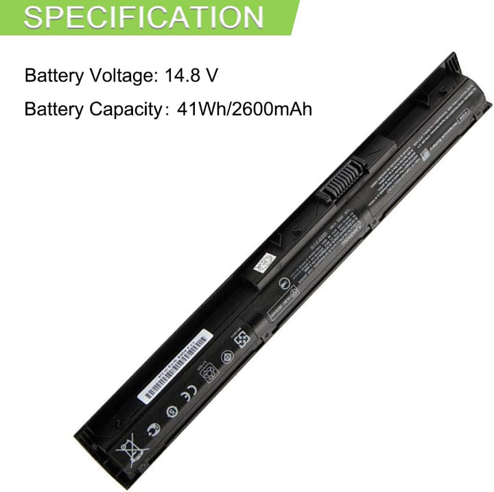 XITAIAN 2850mAh 14.8V 41Wh VI04 Ersatz Laptop Akku für HP Envy 14 15 17 Pavilion 15 17 ProBook 440 4