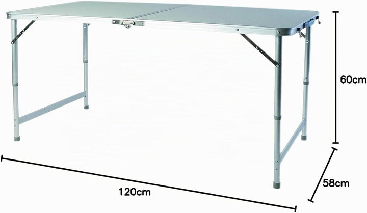 XL Aluminium Campingtisch schwarz oder weiss klappbar mit Tragegriff Alu Verschiedene Masse