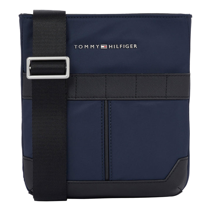 Tommy Hilfiger Herren Hochgezogenes Mini-Crossover aus Nylon Crossovers Space Blue, Space Blue