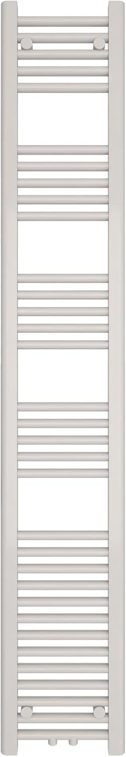 SHV Badheizkörper mit Mittelanschluss in weiss | Heizkörper für Badezimmer, Handtuchhalter für Wand