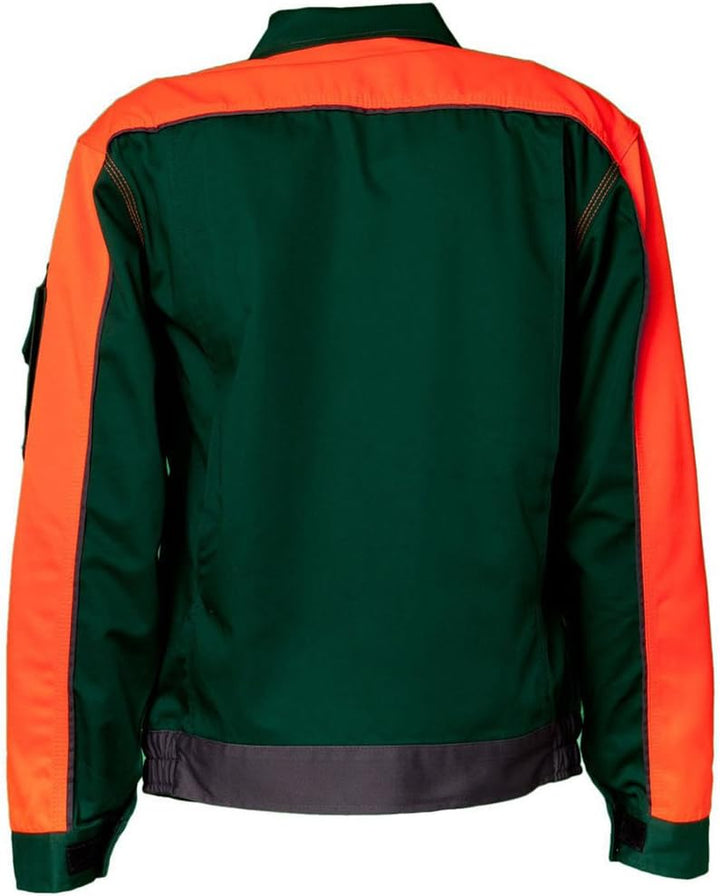 Planam Grösse 68 Herren Visline V1 Bundjacke grün orange schiefer Modell 2412