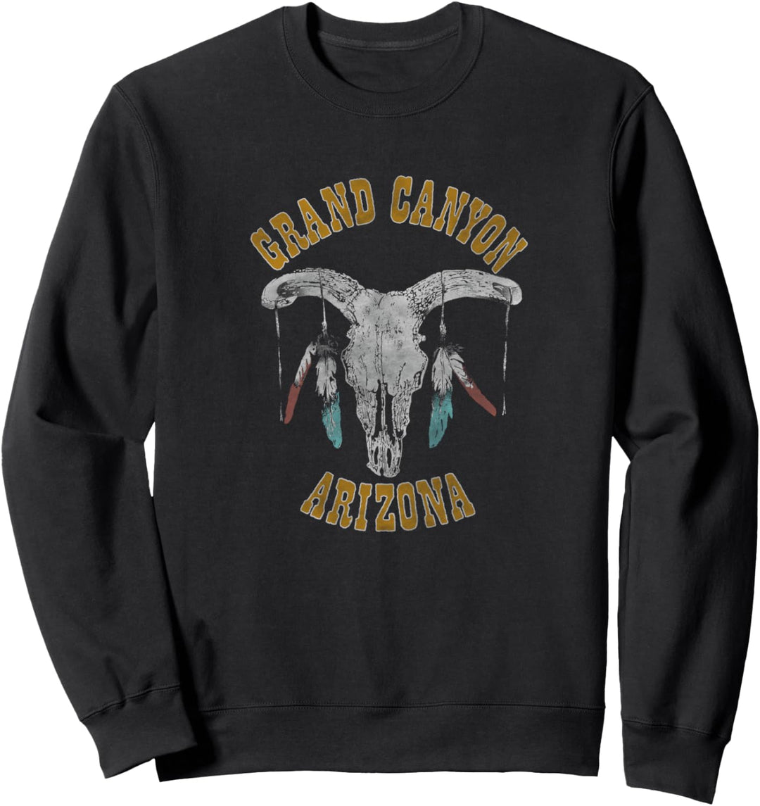 Grand Canyon Arizona Cow Skull Sweatshirt