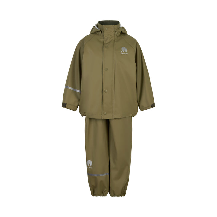 Celavi Unisex Basic Pu Rain Suit Regenjacke 100 Khaki, 100 Khaki
