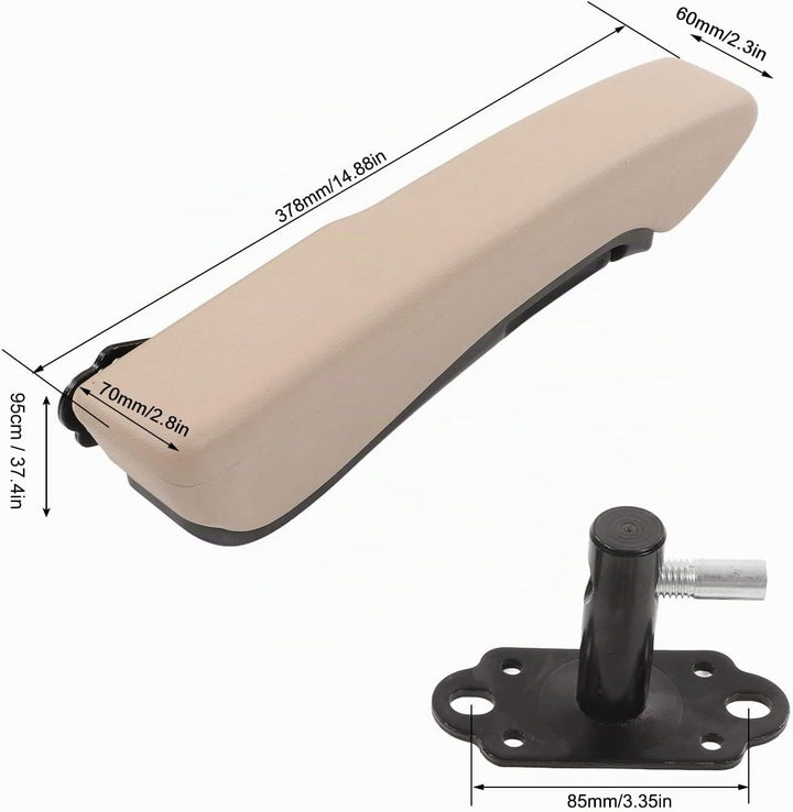 RV Armlehne, 1 Paar Truck verstellbare Armlehne 0-120 Grad Armlehne Ersatz Universal Armrest für Aut