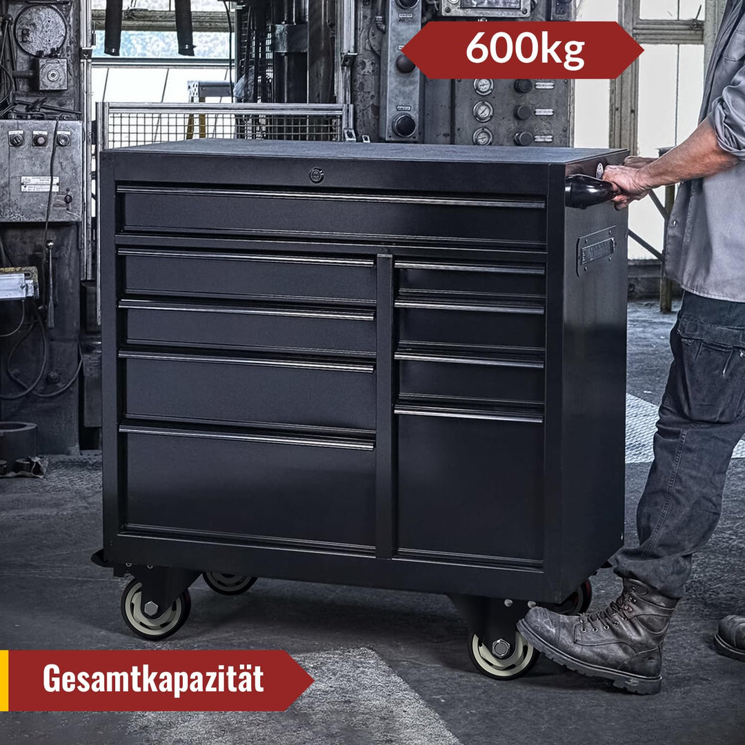 100mm Lenkrollen mit Sicherheitsbremse 4er Set Schwerlastrollen (2 mit Bremsen und 2 ohne) Möbelroll