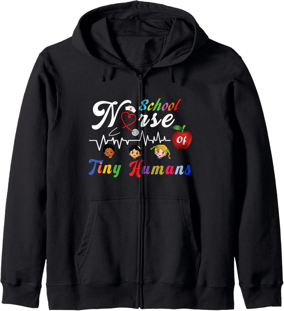 School Nurse Of Tiny Humans Back To School Gift For Women Kapuzenjacke