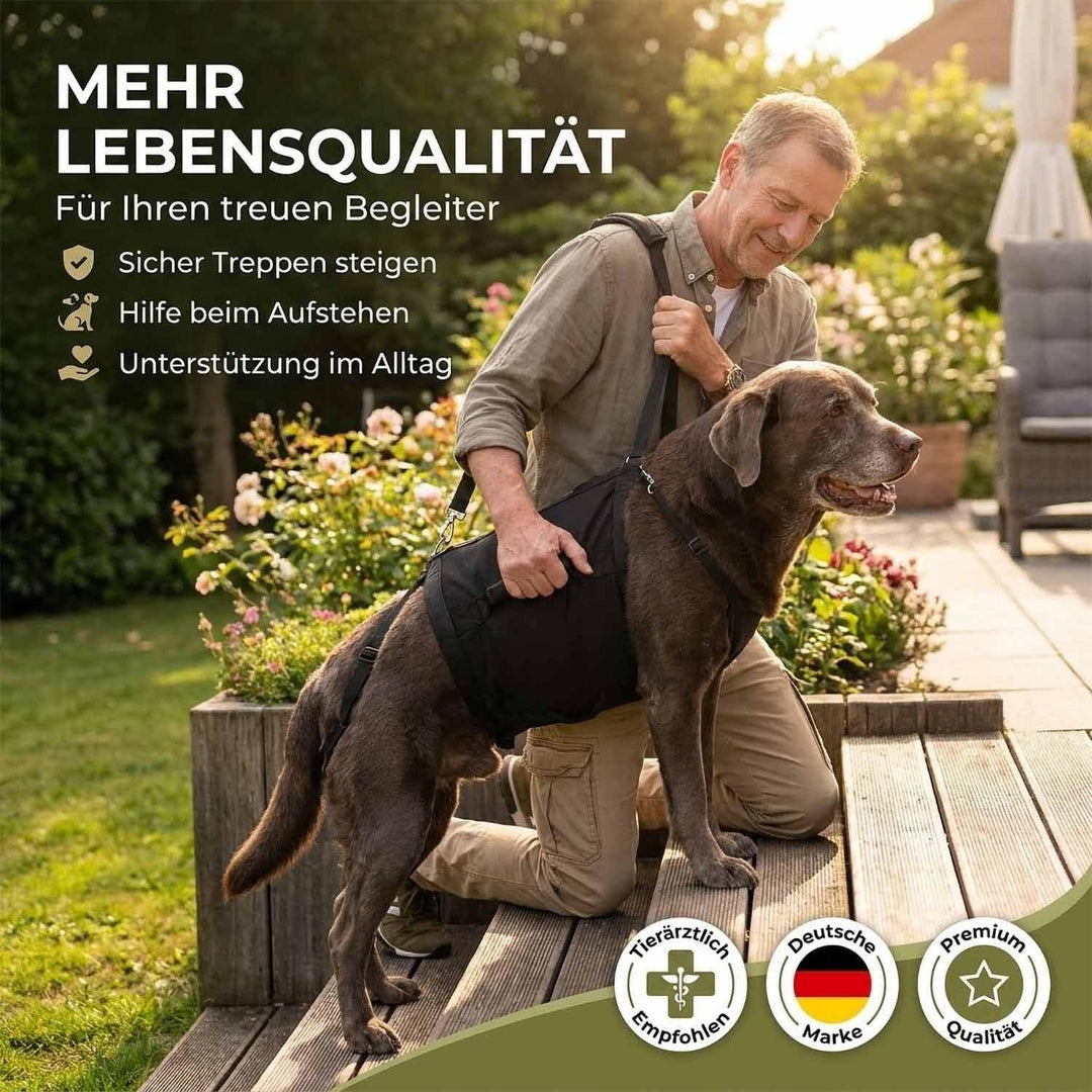 Pfaff Nature Pet® Hundetragehilfe Basic – Gehhilfe für Hunde aus Neopren, Mobilitätshilfe mit Schult