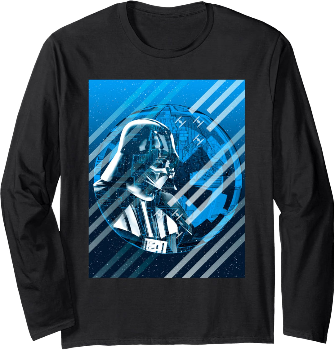 Star Wars Rogue One Darth Vader Sprit Poster Langarmshirt
