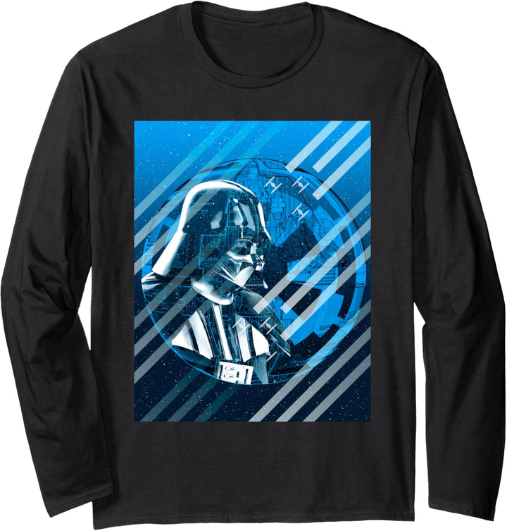 Star Wars Rogue One Darth Vader Sprit Poster Langarmshirt