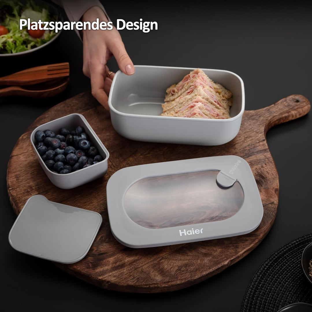 Haier – Luftdichte Lunchbox mit Innenbehälter/Lagerung von Lebensmitteln im Kühlschrank oder Gefrier