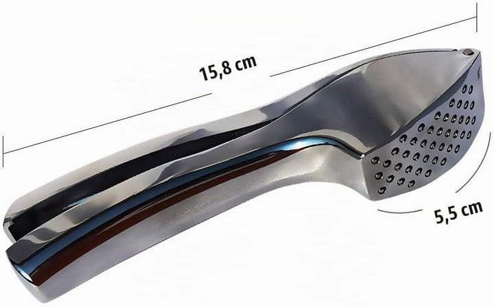 Knoblauchpresse，Edelstahl knoblauch presse Knoblauch crusher Profi garlic press knoblauchschneider，L