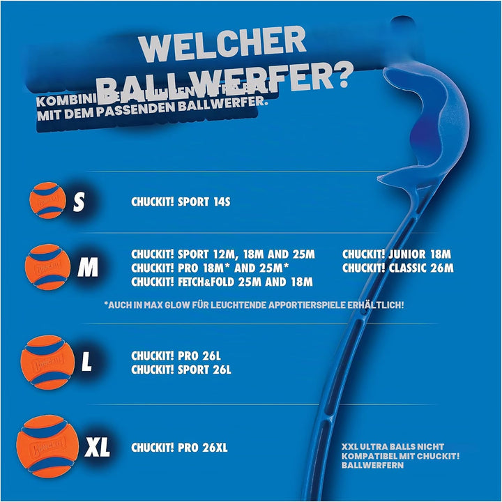 Chuckit CU247301 Wefer Pro, Hundebälle, Hundespielzeug, 26, L Sortiert, Sortiert