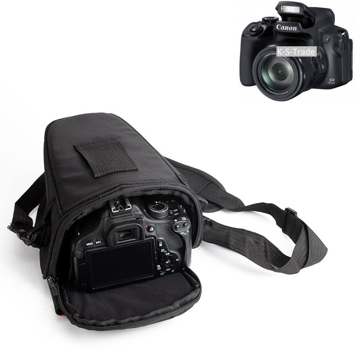 K-S-Trade Kameratasche Für Canon PowerShot SX70 HS Kameratasche Fototasche Schultertasche Umhängetas