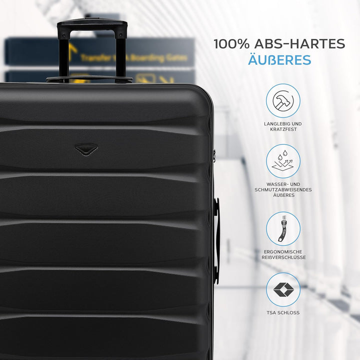 Flight Knight ABS-hartschalenkoffer Kabinen- Und Handgepackoptionen, Die Fur Uber 100 Fluggesellscha