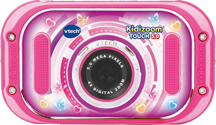 VTech KidiZoom Touch 5.0 pink – Kinderkamera mit Touchscreen, Selfie- und Videofunktion, Effekten, S