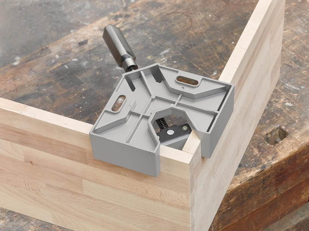 kwb 9833-00 Winkel-Spanner für rechte Winkel 90°, Spannweite 68 mm, Backenhöhe 35 mm, drehbare Spind