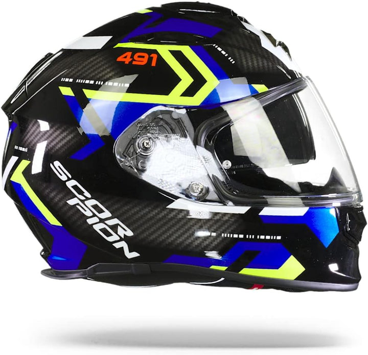 EXO 491 SPIN XS NERO-BLU-GIALLO FLUO, XS Nero-Blu-Giallo fluo