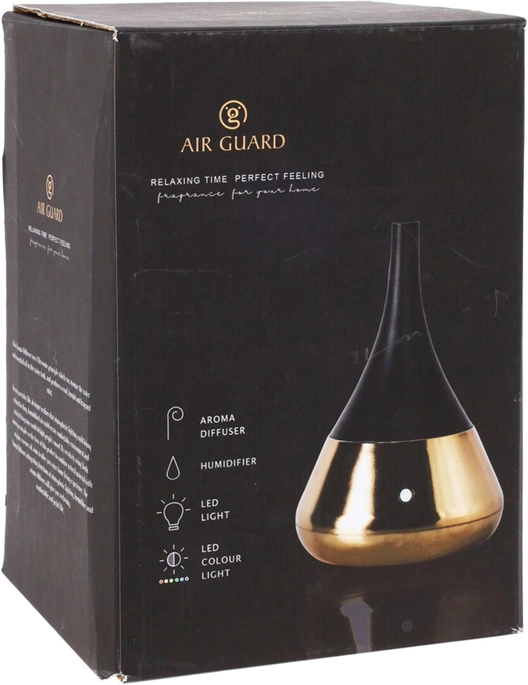 Well Home Luftbefeuchter für Aromatherapie, Grün, Ø 15 x 21 cm