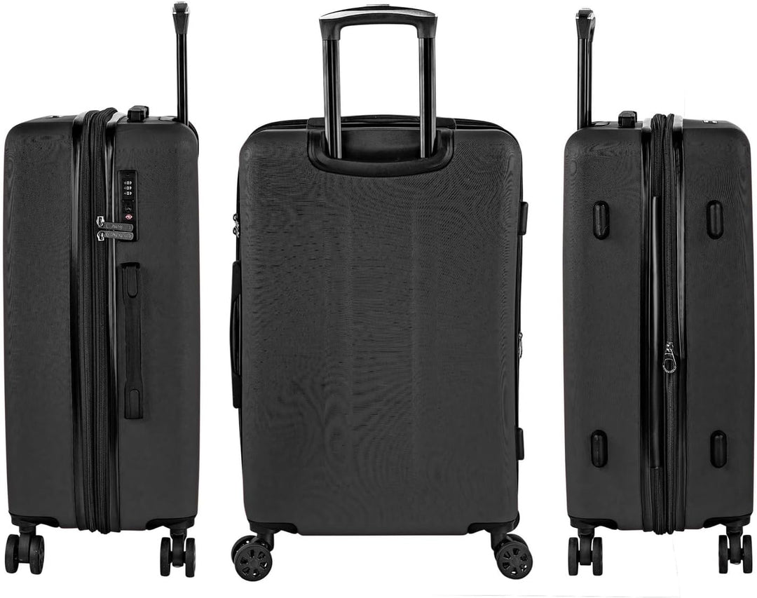 SKPAT - 4 Rad ABS Koffer - Reisekoffer Set 3 Pers - Grosser Koffer, mittlerer Koffer und Kabinenkoff