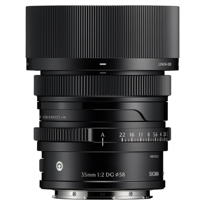 SIGMA Objectif 35mm f/2 DG Noir Contemporary kompatibel mit Sony E