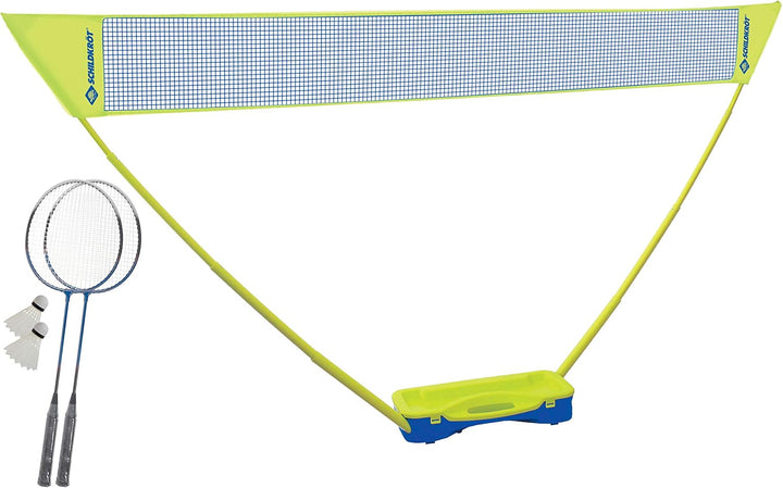 Schildkröt Badminton-Set Compact, inklusive Netz, 2 Schläger und 2 Bälle, im praktischen Kunststoffk
