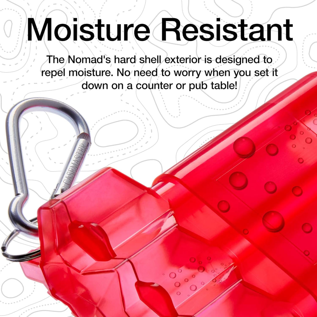 Casemaster von GLD Products Nomad verstellbare Darttasche Rot, Rot