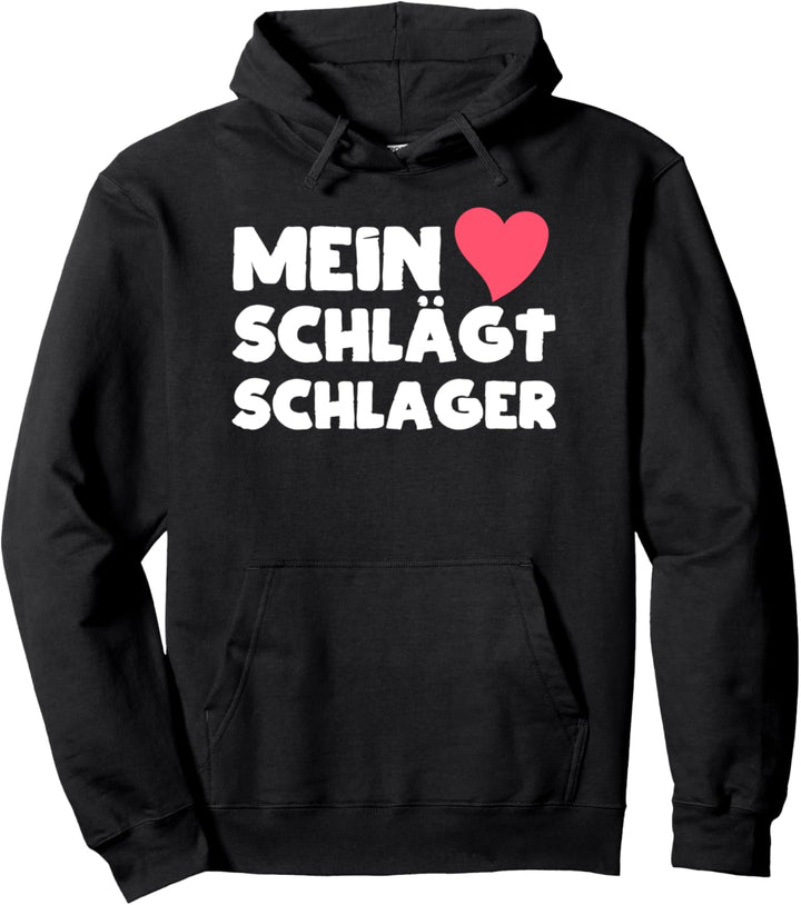 Mein Herz schlägt Schlager, Musik, tanzen, Rhythmus Pullover Hoodie