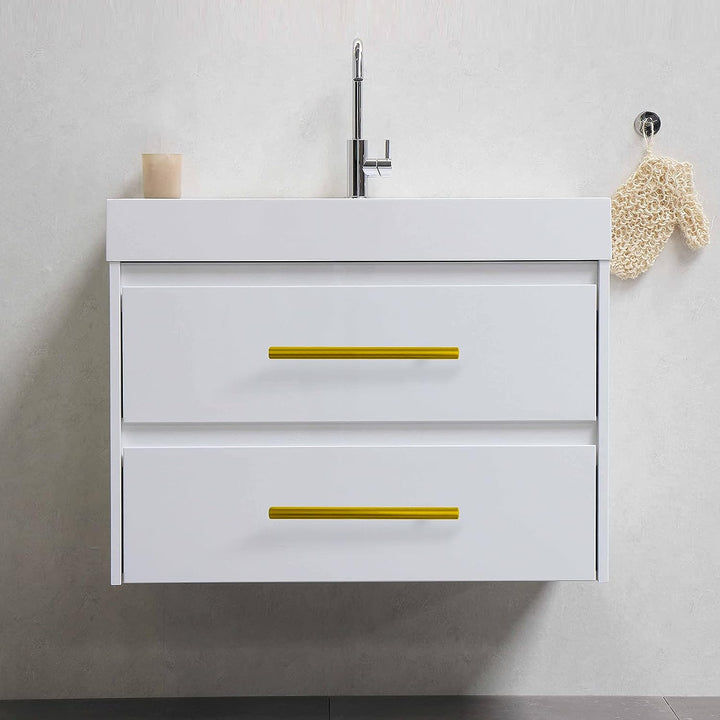 20 Stück LONTON Schrankgriffe Gold Möbelgriffe Gold Griffe 128mm lochabstand Küchengriffe, Griffe fü